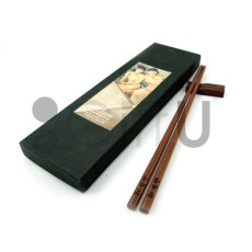 Wooden Chopstick gift set - set of 2pairs - Two Girls